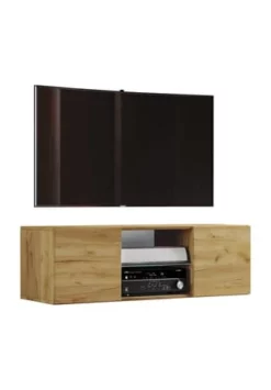 VCM. - My Media Holz TV Wandboard Hänge Lowboard Fernsehschrank Hängend Wandschrank Tisch Jusa