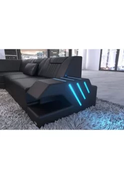 SOFA DREAMS XXL Wohnlandschaft Leder Venedig Schwarz -WOHN-ESSZIMMER Verkäufe unnamed file 430