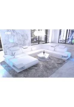 SOFA DREAMS XXL Wohnlandschaft Leder Venedig Weiß -WOHN-ESSZIMMER Verkäufe unnamed file 436