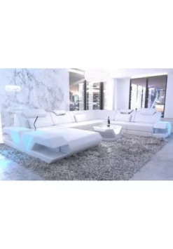 SOFA DREAMS XXL Wohnlandschaft Leder Venedig Weiß -WOHN-ESSZIMMER Verkäufe unnamed file 437