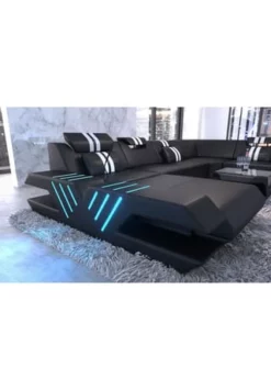 SOFA DREAMS XXL Wohnlandschaft Leder Venedig Schwarz-weiß 9 SOFA DREAMS XXL Wohnlandschaft Leder Venedig Schwarz-weiß -WOHN-ESSZIMMER Verkäufe unnamed file 441