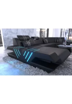 SOFA DREAMS Wohnlandschaft Leder Venedig C Schwarz-grau 9 SOFA DREAMS Wohnlandschaft Leder Venedig C Schwarz-grau -WOHN-ESSZIMMER Verkäufe unnamed file 461