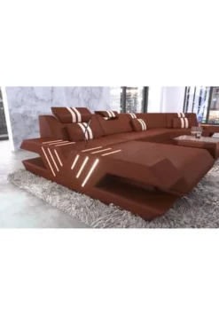 SOFA DREAMS Wohnlandschaft Leder Venedig C Braun-weiss 9 SOFA DREAMS Wohnlandschaft Leder Venedig C Braun-weiss -WOHN-ESSZIMMER Verkäufe unnamed file 466