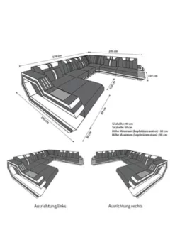 SOFA DREAMS XXL Wohnlandschaft Leder Ravenna Schwarz 12 SOFA DREAMS XXL Wohnlandschaft Leder Ravenna Schwarz -WOHN-ESSZIMMER Verkäufe unnamed file 549