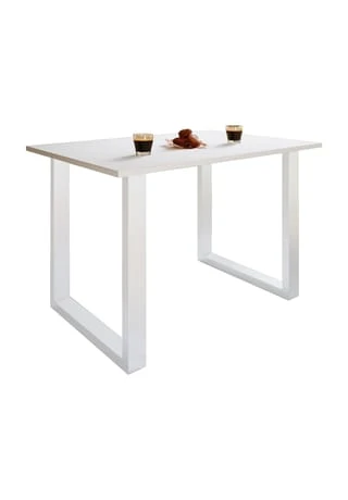 VCM. - My Home Premium Holz Esstisch Küchentisch Speisetisch Tisch Xona U Weiß 3 VCM. - My Home Premium Holz Esstisch Küchentisch Speisetisch Tisch Xona U Weiß