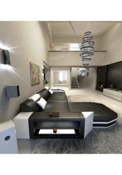 SOFA DREAMS Ecksofa Leder Prato Schwarz-weiß 8 SOFA DREAMS Ecksofa Leder Prato Schwarz-weiß -WOHN-ESSZIMMER Verkäufe unnamed file 552