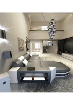 SOFA DREAMS Ecksofa Leder Prato Grau-weiß 8 SOFA DREAMS Ecksofa Leder Prato Grau-weiß -WOHN-ESSZIMMER Verkäufe unnamed file 562