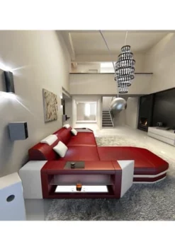 SOFA DREAMS Ecksofa Leder Prato Rot-weiß 7 SOFA DREAMS Ecksofa Leder Prato Rot-weiß -WOHN-ESSZIMMER Verkäufe unnamed file 567