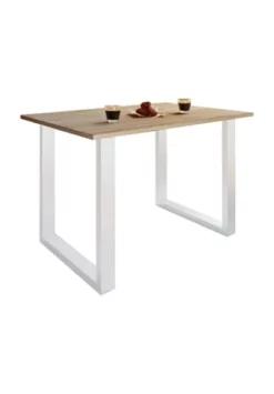 VCM. - My Home Premium Holz Esstisch Küchentisch Speisetisch Tisch Xona U Weiß