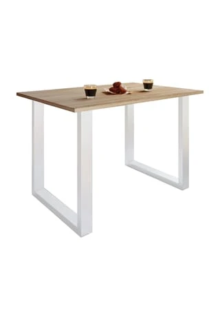 VCM. - My Home Premium Holz Esstisch Küchentisch Speisetisch Tisch Xona U Weiß 3 VCM. - My Home Premium Holz Esstisch Küchentisch Speisetisch Tisch Xona U Weiß