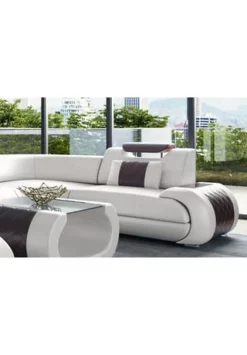 SOFA DREAMS Wohnlandschaft Leder Rimini Weiss-braun -WOHN-ESSZIMMER Verkäufe unnamed file 636