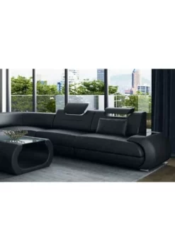 SOFA DREAMS XXL Wohnlandschaft Leder Rimini Schwarz -WOHN-ESSZIMMER Verkäufe unnamed file 643