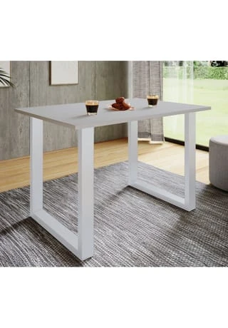 VCM. - My Home Premium Holz Esstisch Küchentisch Speisetisch Tisch Xona U Weiß 5 VCM. - My Home Premium Holz Esstisch Küchentisch Speisetisch Tisch Xona U Weiß – Bild 3