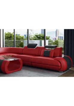 SOFA DREAMS XXL Wohnlandschaft Leder Rimini Rot-schwarz 12 SOFA DREAMS XXL Wohnlandschaft Leder Rimini Rot-schwarz -WOHN-ESSZIMMER Verkäufe unnamed file 671