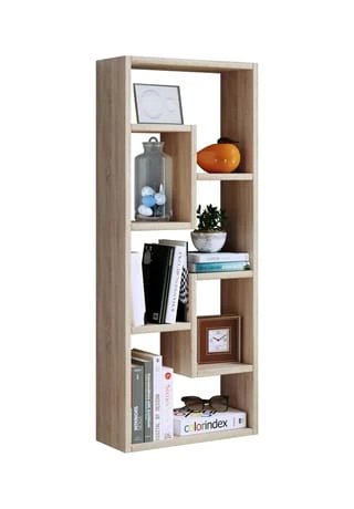 VCM. - My Home Holz Standregal Bücherregal Medienregal Aufbewahrung Raumteiler Deko Regal Vilo Gesamt: Breite 36cm, Höhe 92cm, Tiefe 15cm 3 VCM. - My Home Holz Standregal Bücherregal Medienregal Aufbewahrung Raumteiler Deko Regal Vilo Gesamt: Breite 36cm, Höhe 92cm, Tiefe 15cm