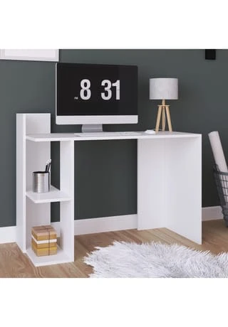 VCM. - My Office Holz Schreibtisch Computertisch Arbeitstisch Bürotisch Ablage Sinkas Gesamt: Breite 117cm, Höhe 85cm, Tiefe 50cm 4 VCM. - My Office Holz Schreibtisch Computertisch Arbeitstisch Bürotisch Ablage Sinkas Gesamt: Breite 117cm, Höhe 85cm, Tiefe 50cm – Bild 2