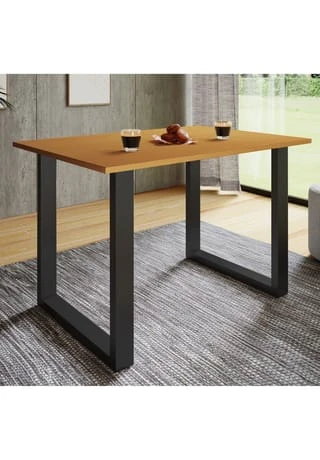 VCM. - My Home Premium Holz Esstisch Küchentisch Speisetisch Tisch Xona U Schwarz 5 VCM. - My Home Premium Holz Esstisch Küchentisch Speisetisch Tisch Xona U Schwarz – Bild 3