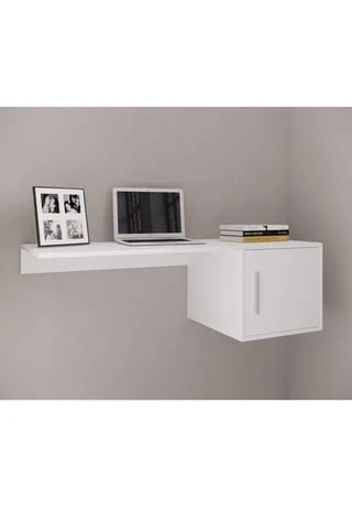 VCM. - My Office Holz Hänge Schreibtisch Wandschreibtisch Computertisch Wandmontage Homis Gesamt: Breite 110cm, Höhe 36cm, Tiefe 45cm 5 VCM. - My Office Holz Hänge Schreibtisch Wandschreibtisch Computertisch Wandmontage Homis Gesamt: Breite 110cm, Höhe 36cm, Tiefe 45cm – Bild 3