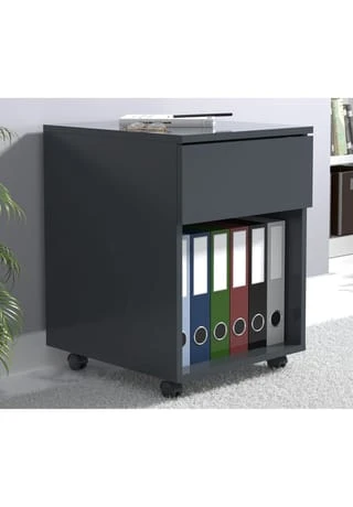 VCM. - My Office Rollcontainer Beistellcontainer Bürocontainer Rollen Rollbar Dalosa 1 Schublade Anthrazit 4 VCM. - My Office Rollcontainer Beistellcontainer Bürocontainer Rollen Rollbar Dalosa 1 Schublade Anthrazit – Bild 2