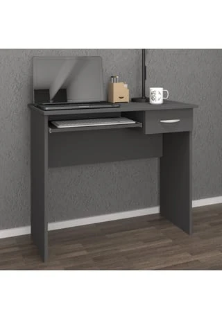 VCM. - My Office Holz Schreibtisch Computertisch Tastaturauszug Schublade Bürotisch Arusa Gesamt: Breite 85cm, Höhe 75cm, Tiefe 50cm 4 VCM. - My Office Holz Schreibtisch Computertisch Tastaturauszug Schublade Bürotisch Arusa Gesamt: Breite 85cm, Höhe 75cm, Tiefe 50cm – Bild 2