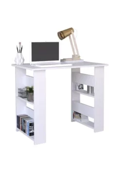 VCM. - My Office Holz Schreibtisch Computertisch Arbeitstisch Bürotisch Büro Tisch Efilo Gesamt: Breite 90cm, Höhe 74cm, Tiefe 56cm