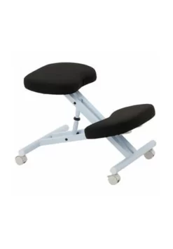 IDIMEX Kniestuhl WOLFGANG In Versch. Farben ROBERT Weiß/ Schwarz