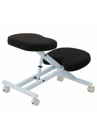 IDIMEX Kniestuhl WOLFGANG In Versch. Farben ROBERT Weiß/ Schwarz 5 IDIMEX Kniestuhl WOLFGANG In Versch. Farben ROBERT Weiß/ Schwarz – Bild 3