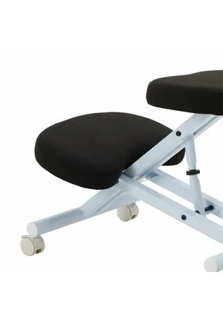 IDIMEX Kniestuhl WOLFGANG In Versch. Farben ROBERT Weiß/ Schwarz 6 IDIMEX Kniestuhl WOLFGANG In Versch. Farben ROBERT Weiß/ Schwarz – Bild 4