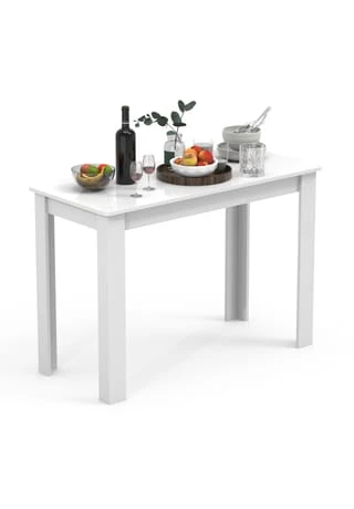 VCM. - My Home Holz Esstisch Küchentisch Tisch Esal 110 X 50 Cm Weiß 5 VCM. - My Home Holz Esstisch Küchentisch Tisch Esal 110 X 50 Cm Weiß – Bild 3