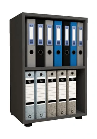 VCM. - My Office Holz Büro Stand Regal Bücher Ordner Aktenregal Ordnerregal Bücherregal Ulas 2f Gesamt: Breite 49cm, Höhe 74cm, Tiefe 32cm 3 VCM. - My Office Holz Büro Stand Regal Bücher Ordner Aktenregal Ordnerregal Bücherregal Ulas 2f Gesamt: Breite 49cm, Höhe 74cm, Tiefe 32cm