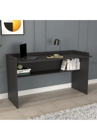 VCM. - My Office Holz Schreibtisch Computertisch Arbeitstisch Bürotisch Büro Ablagefach TilusXL Gesamt: Breite 140cm, Höhe 80cm, Tiefe 54cm 4 VCM. - My Office Holz Schreibtisch Computertisch Arbeitstisch Bürotisch Büro Ablagefach TilusXL Gesamt: Breite 140cm, Höhe 80cm, Tiefe 54cm – Bild 2