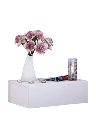 VCM. - My Home Holz Dielenmöbel Flurregal Dekoregal Wandboard Wandregal Wandschublade Blado-1 Weiß 3 VCM. - My Home Holz Dielenmöbel Flurregal Dekoregal Wandboard Wandregal Wandschublade Blado-1 Weiß