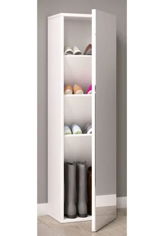 VCM. - My Home Holz Schuhschrank Schuhkommode Schuhregal Schuhständer Spiegel Sipos Ll L Weiß 5 VCM. - My Home Holz Schuhschrank Schuhkommode Schuhregal Schuhständer Spiegel Sipos Ll L Weiß – Bild 3