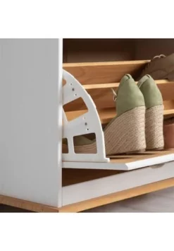 IDIMEX Schuhkipper In Weiß/braun, 2 Klappen COLMAR Weiß/ Braun -WOHN-ESSZIMMER Verkäufe unnamed file 936