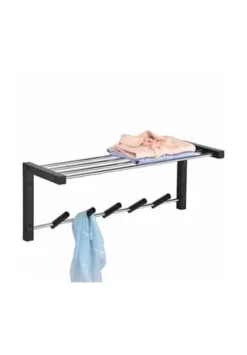 IDIMEX Wandgarderobe ANDORRA Modernes Design In Schwarz ANDORRA