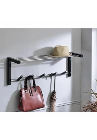 IDIMEX Wandgarderobe ANDORRA Modernes Design In Schwarz ANDORRA 4 IDIMEX Wandgarderobe ANDORRA Modernes Design In Schwarz ANDORRA – Bild 2