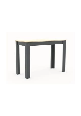 VCM. - My Home Holz Esstisch Küchentisch Tisch Esal 110 X 50 Cm Anthrazit / Honig-Eiche 5 VCM. - My Home Holz Esstisch Küchentisch Tisch Esal 110 X 50 Cm Anthrazit / Honig-Eiche – Bild 3