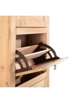 IDIMEX Schuhkipper Mit 4 Fächern, Kiefer Massiv, Mexico Möbel TEQUILA Natur -WOHN-ESSZIMMER Verkäufe unnamed file 986